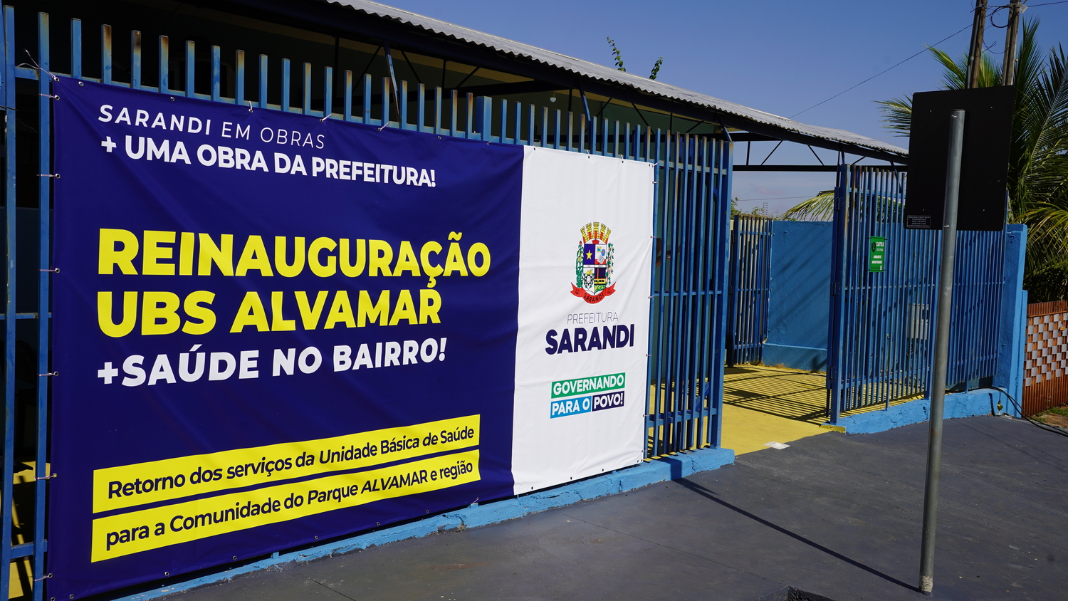 UBS Alvamar é reinaugurada e volta a atender moradores do Parque Alvamar em Sarandi